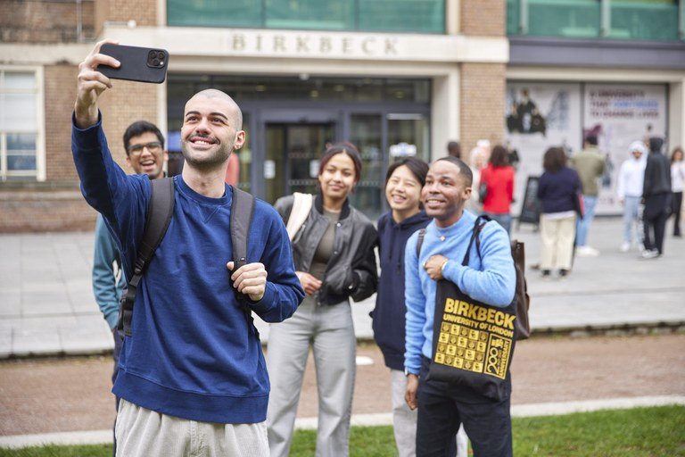 Students taking a photo