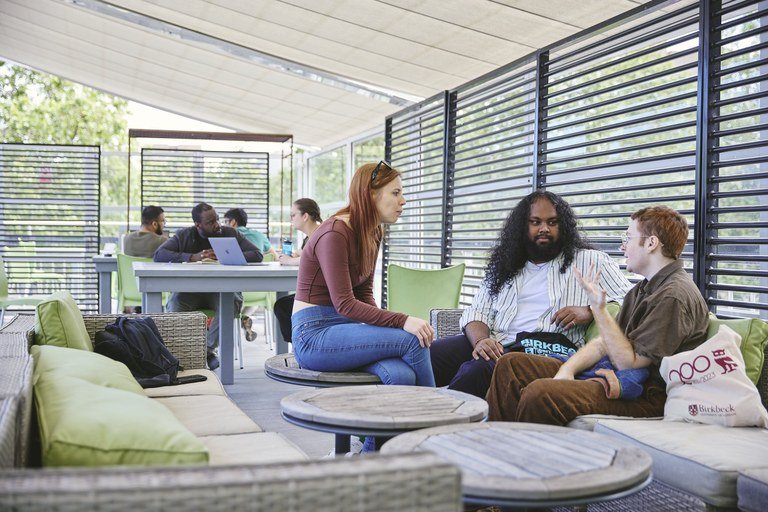 Roof terrace at Birkbeck